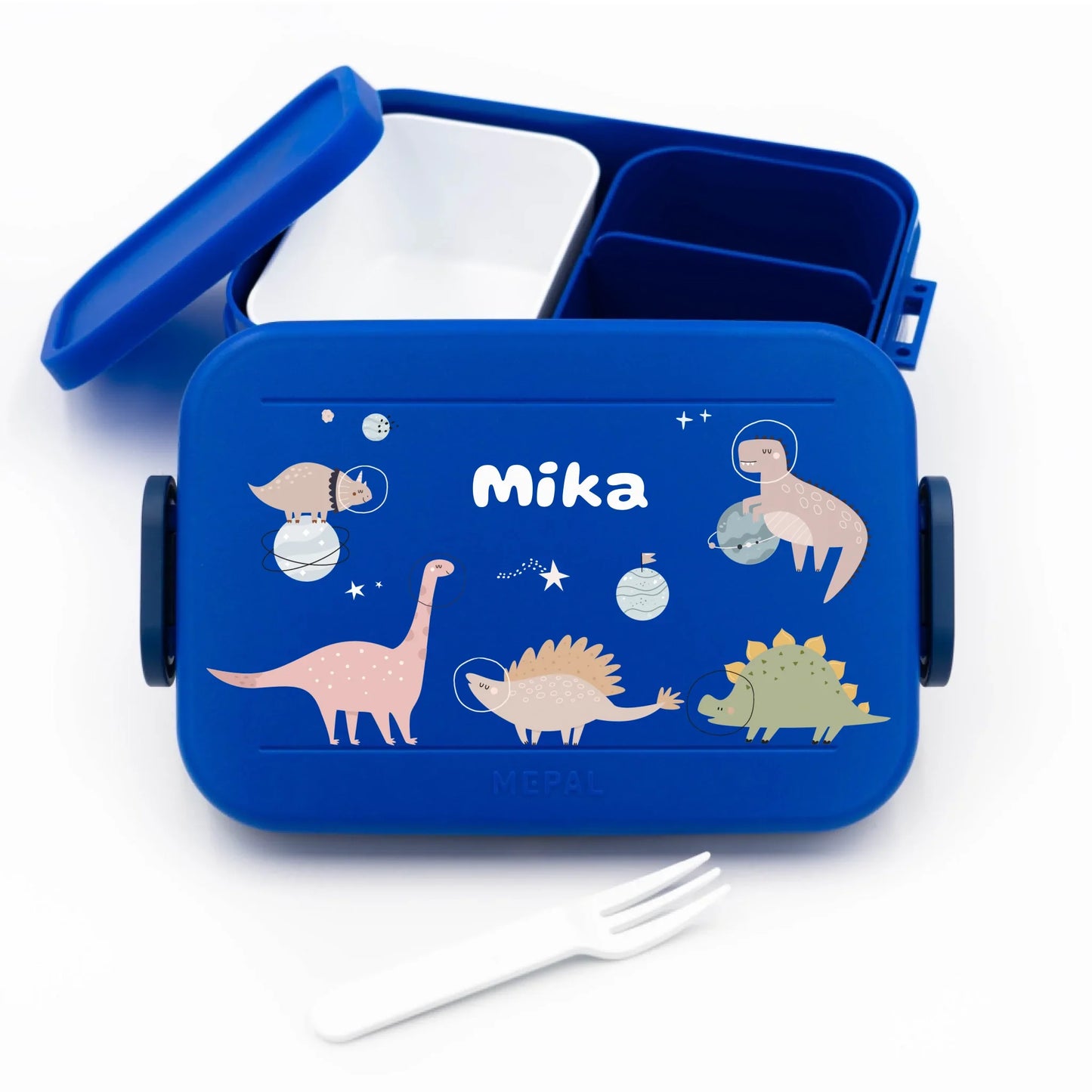 Mepal Brotdose personalisiert - Bento - "Dinos Weltraum"