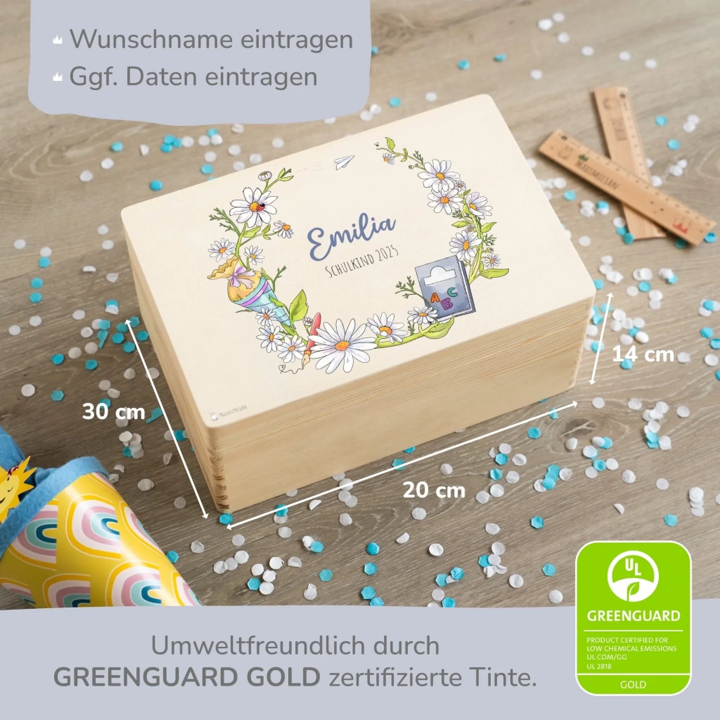 Erinnerungsbox zur Einschulung