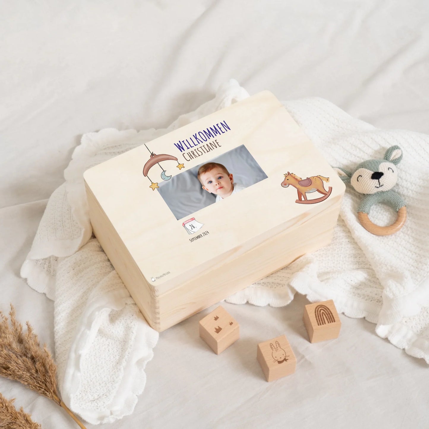 Erinnerungsbox Baby Daten