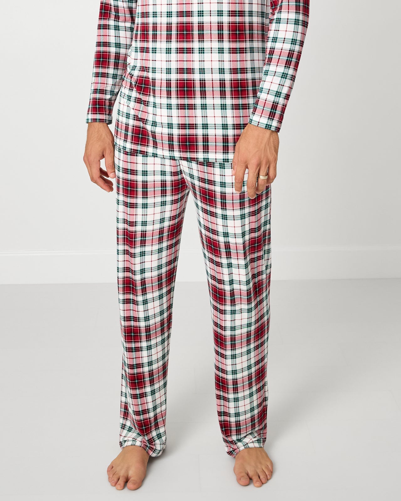Holly Plaid Men's Pajama Pants