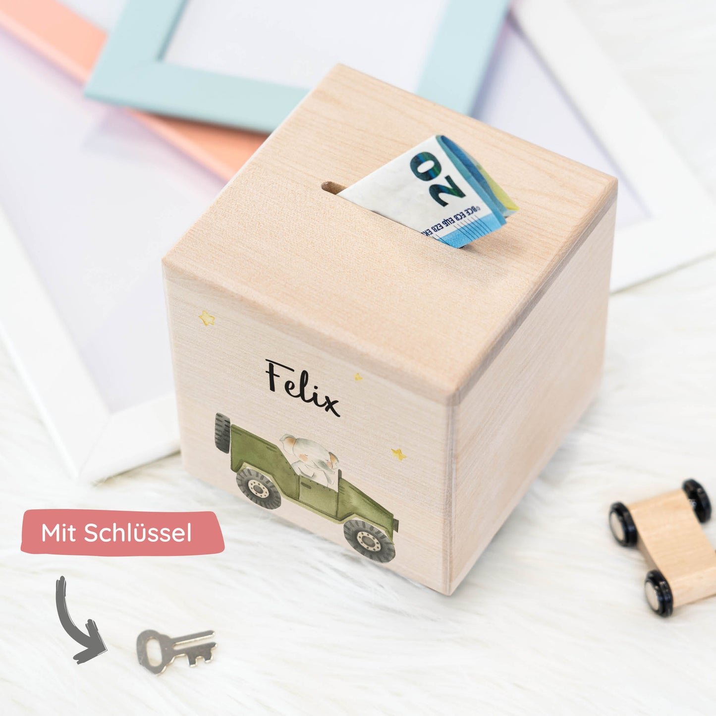 Spardose Personalisiert Jeep Tiere