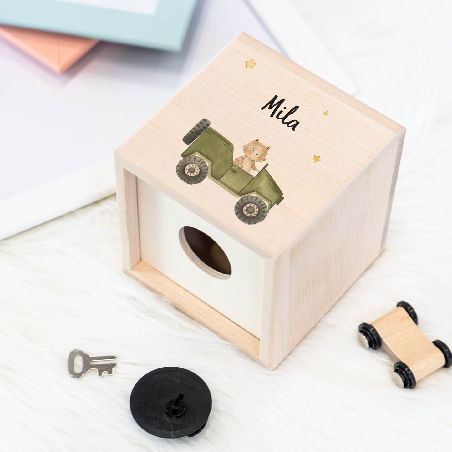 Spardose Personalisiert Jeep Tiere