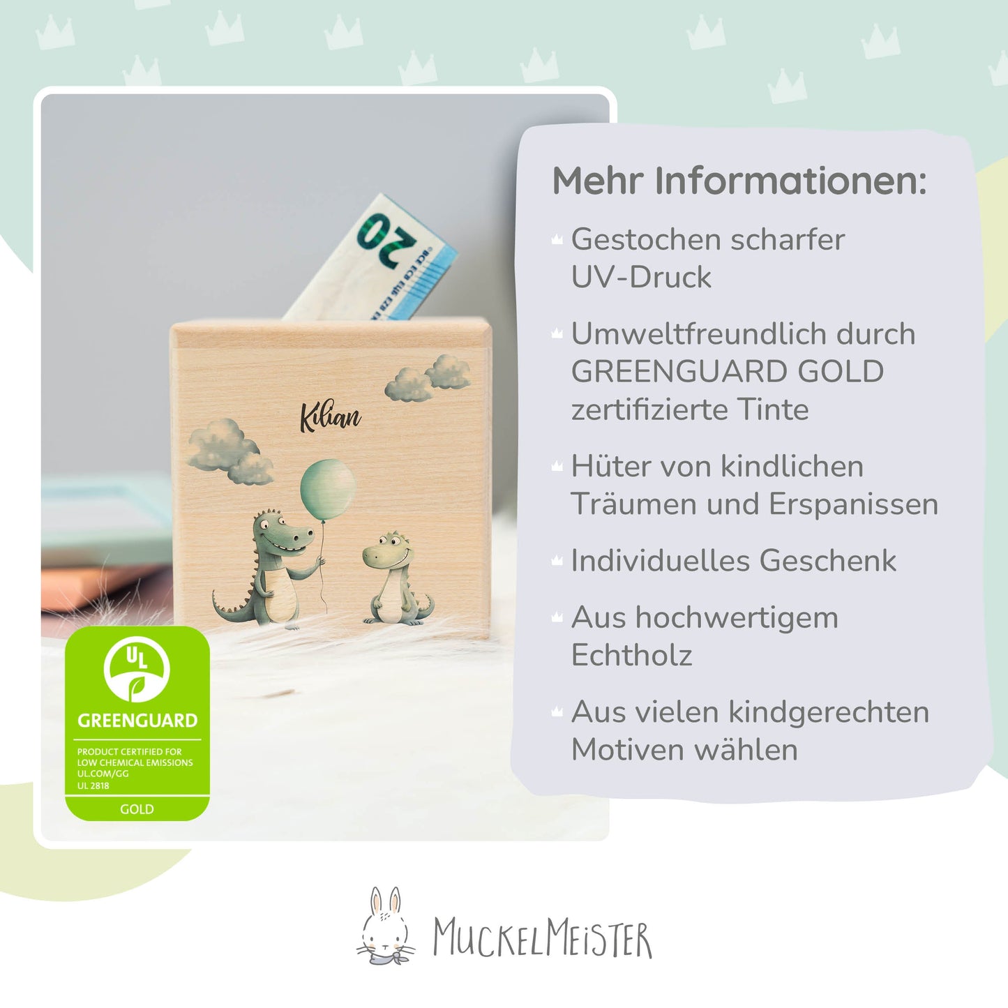 Spardose Personalisiert Krokodile