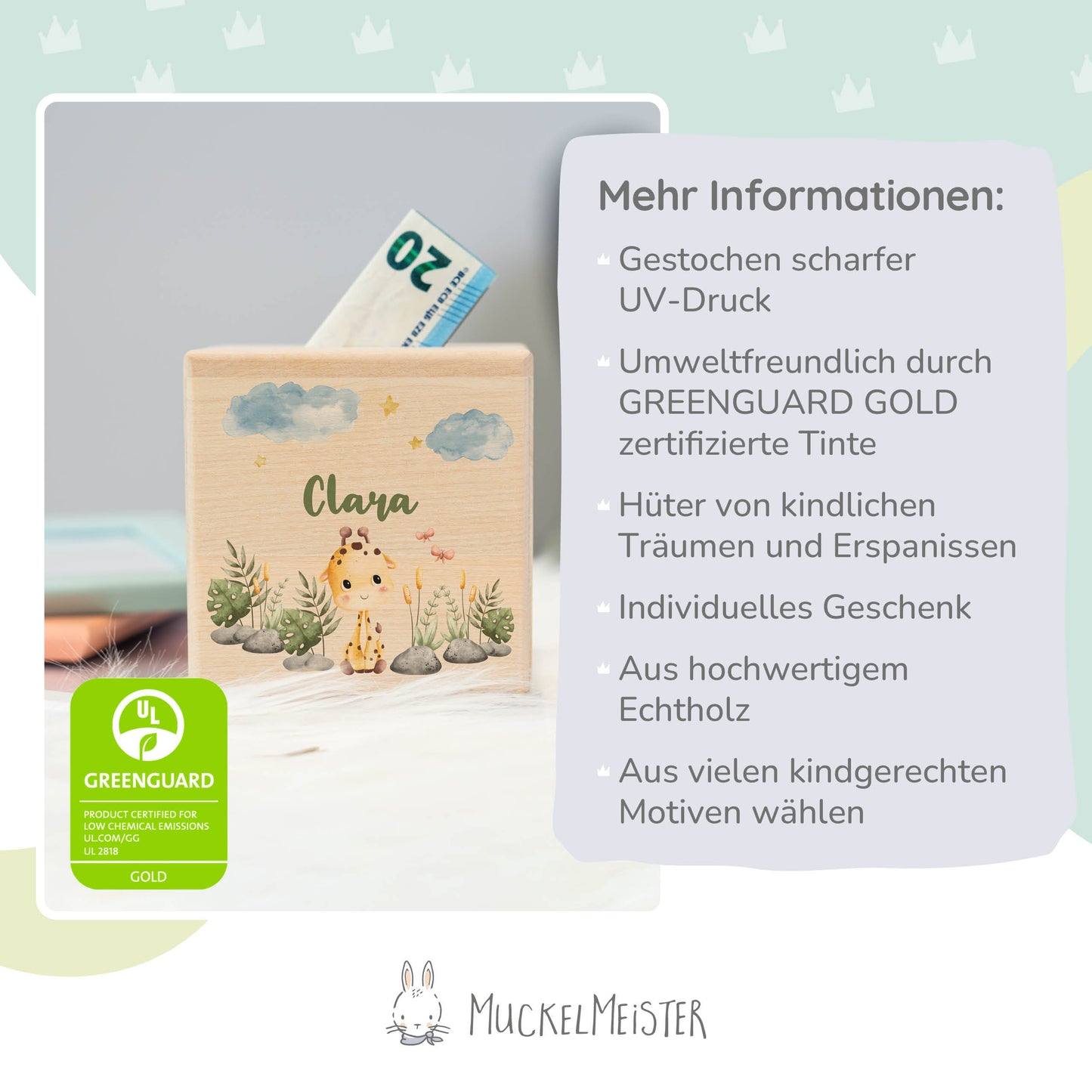 Spardose Personalisiert Safari