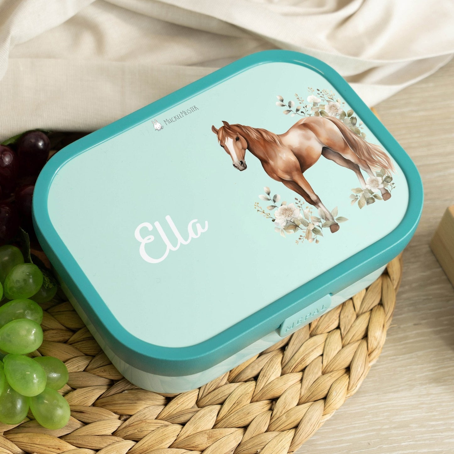 Mepal Brotdose Personalisiert - Campus - Pferd "Floral"