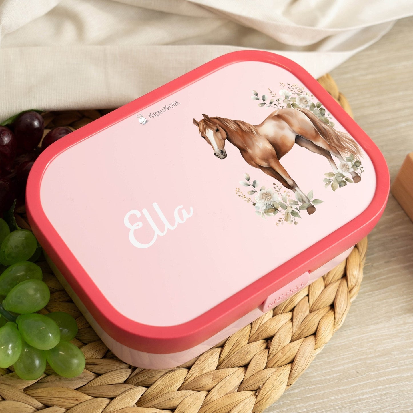 Mepal Brotdose Personalisiert - Campus - Pferd "Floral"