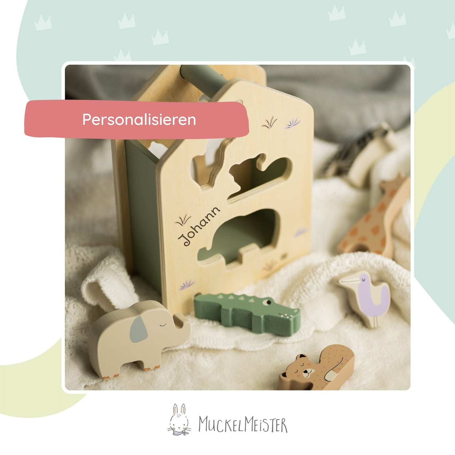 Holz-Sortierbox - Jungle Jambo