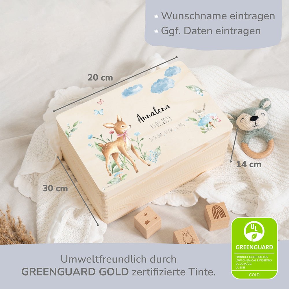 Erinnerungskiste Baby Reh
