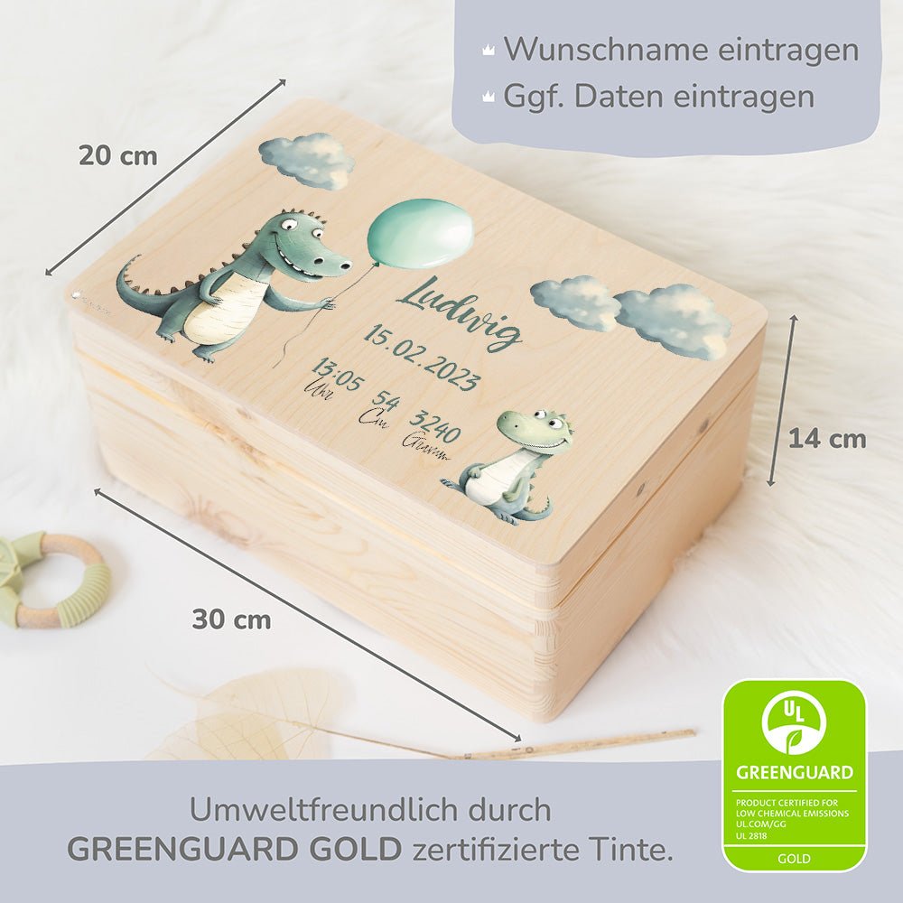 Erinnerungskiste Baby Krokodile
