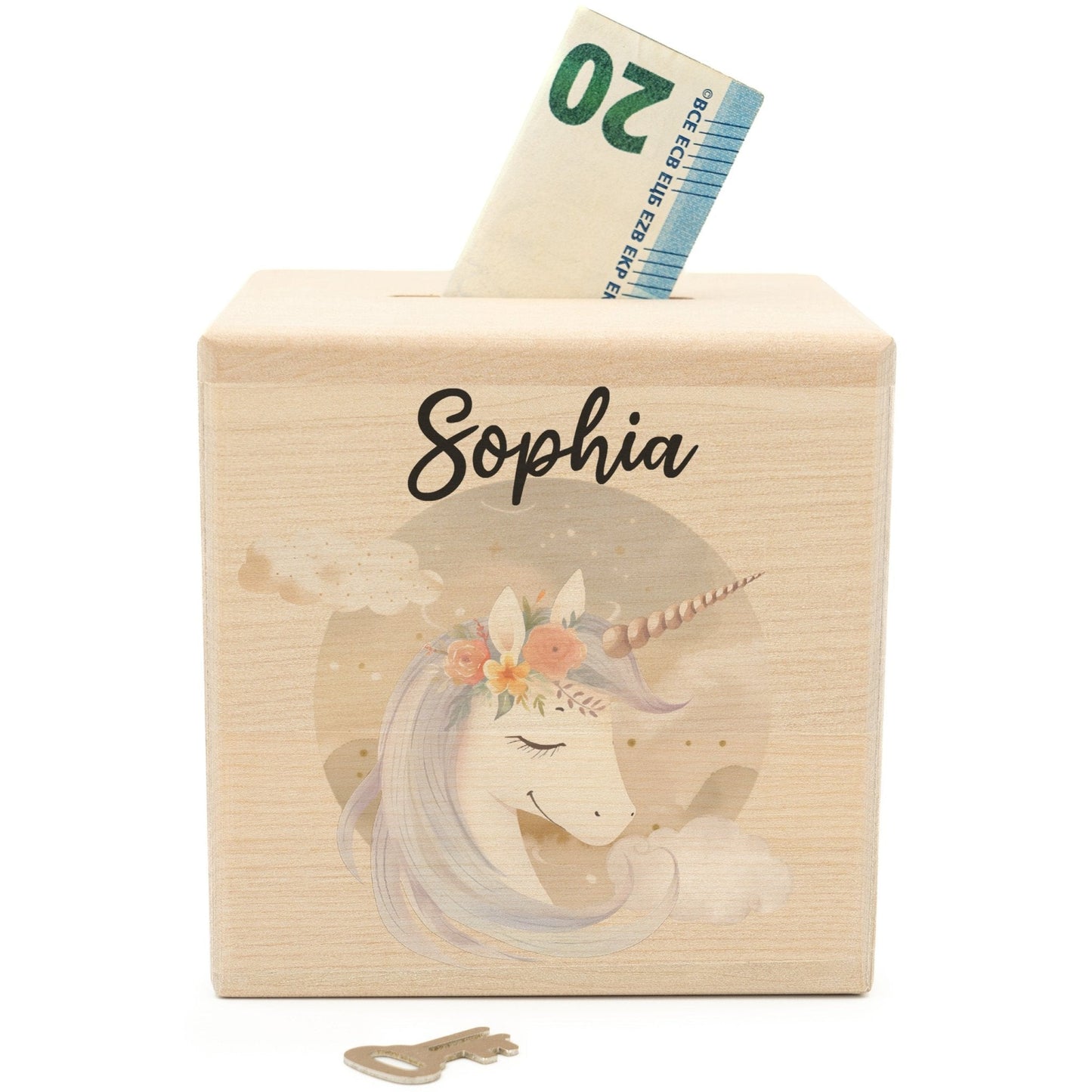 Spardose Personalisiert Einhorn
