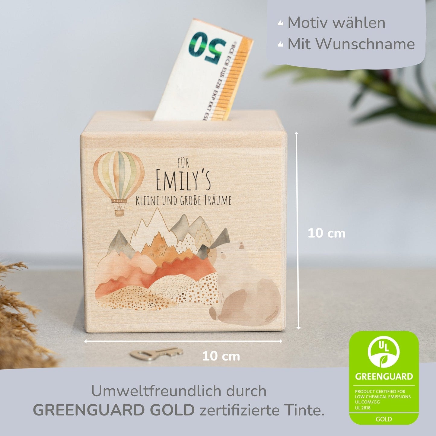 Spardose Personalisiert Landschaft