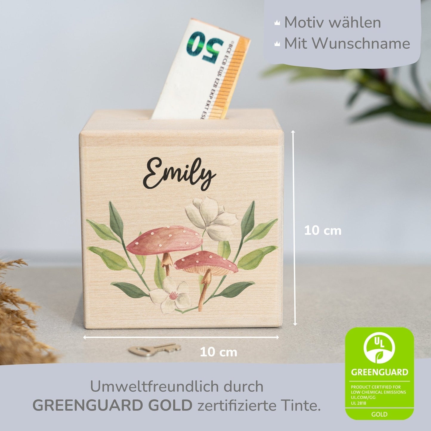 Spardose Personalisiert Waldboden