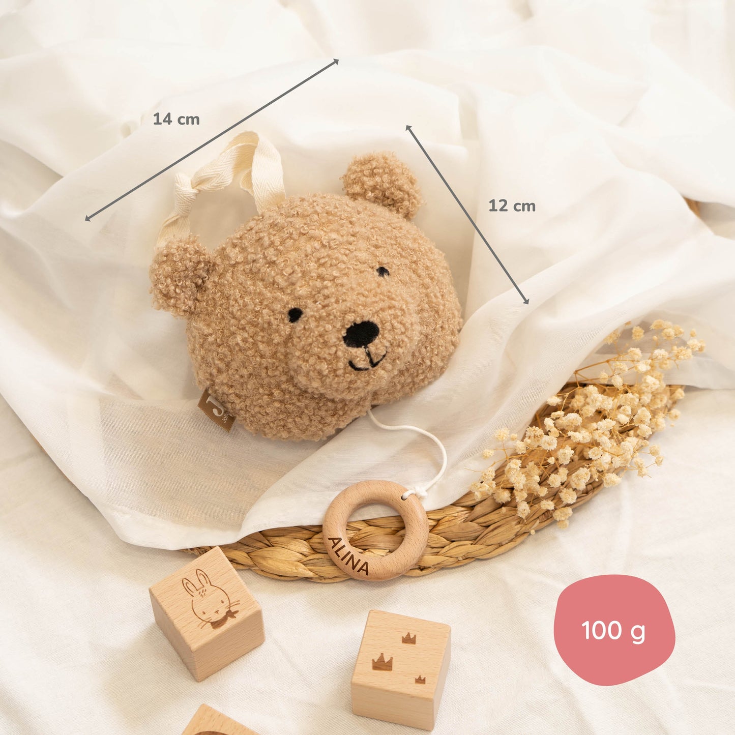 Spieluhr Baby Personalisiert - Teddy Biscuit