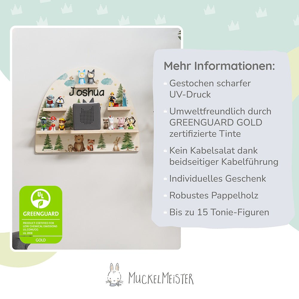 Tonie Regal personalisiert Waldtiere