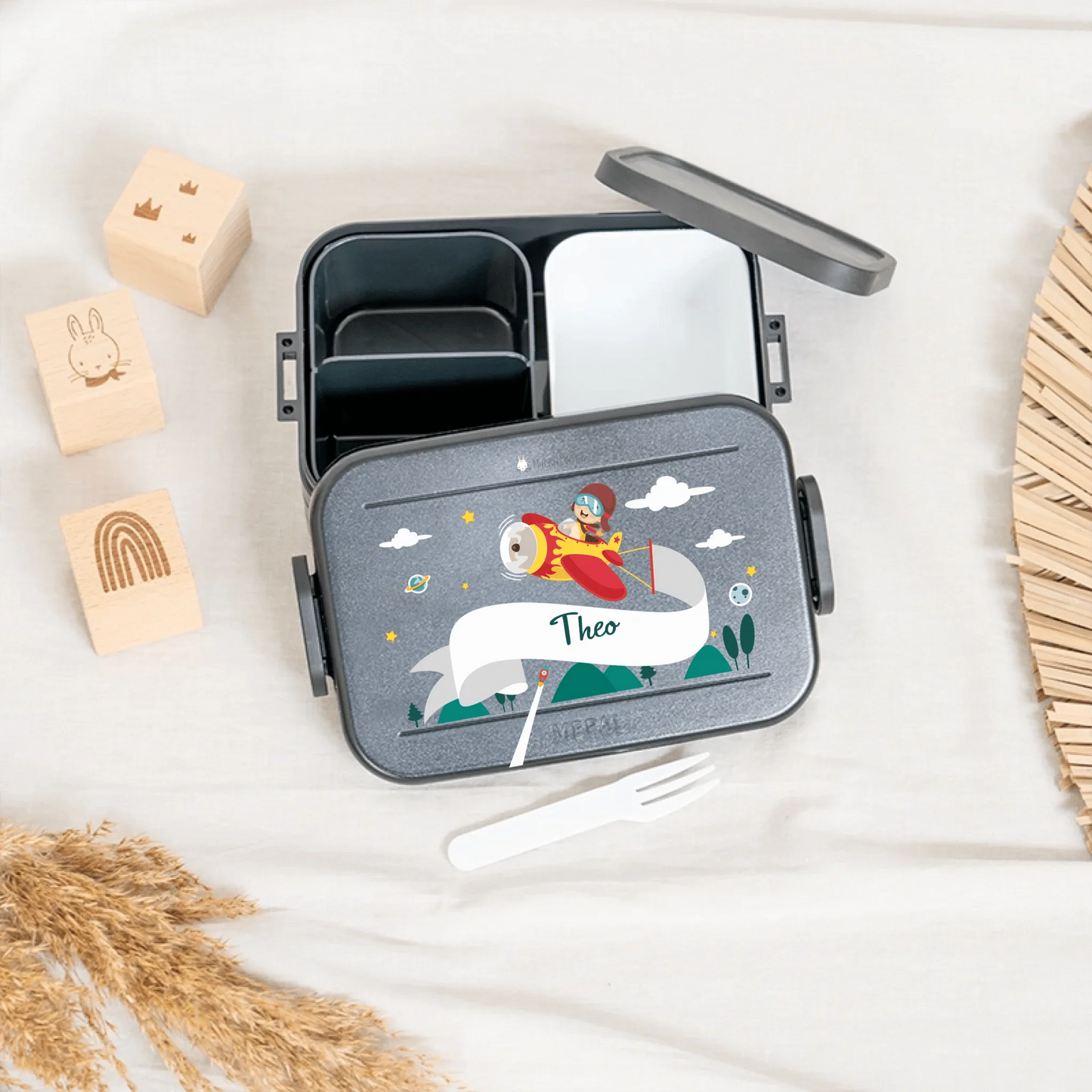Mepal Brotdose personalisiert - Bento - "Junge Flieger"