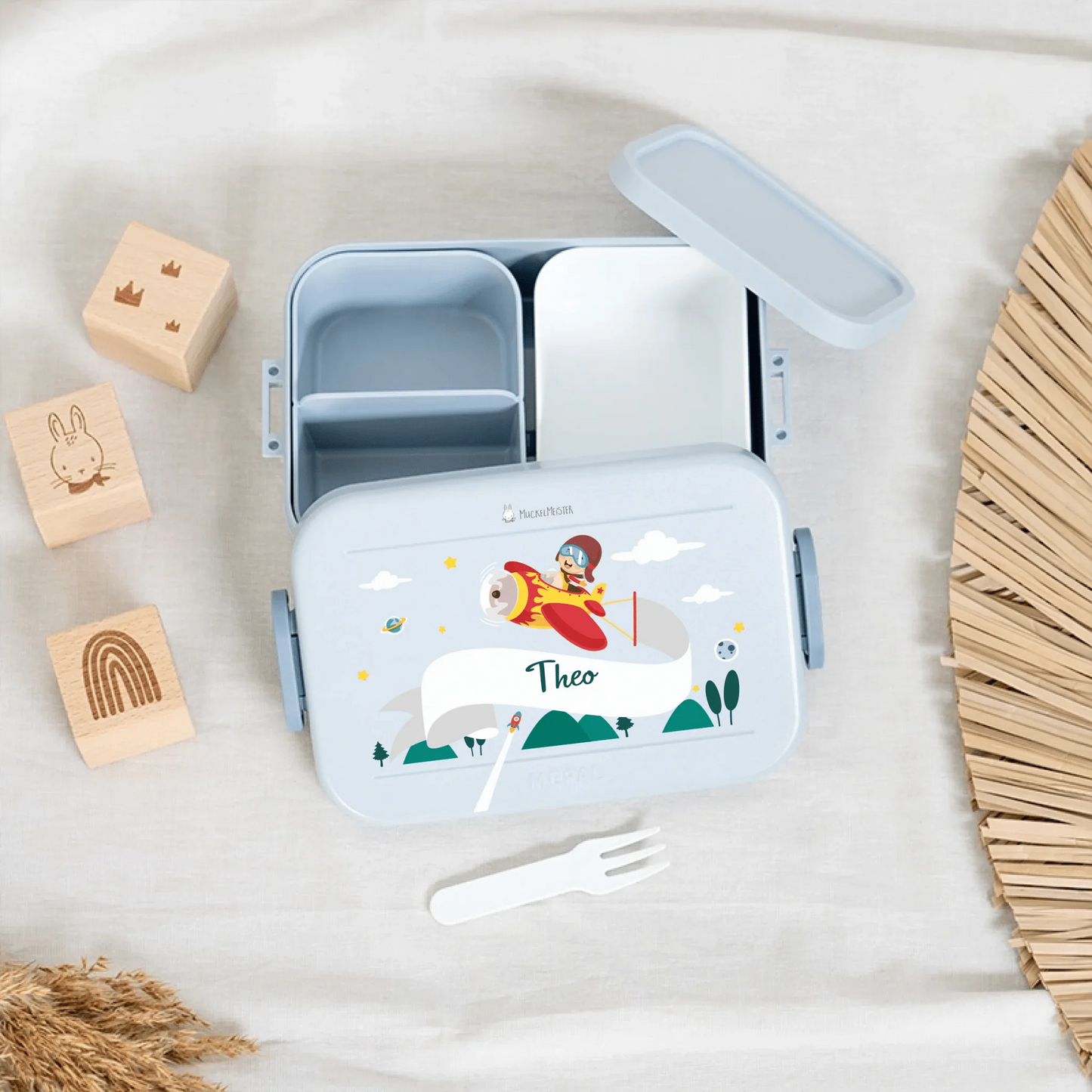 Mepal Brotdose personalisiert - Bento - "Junge Flieger"