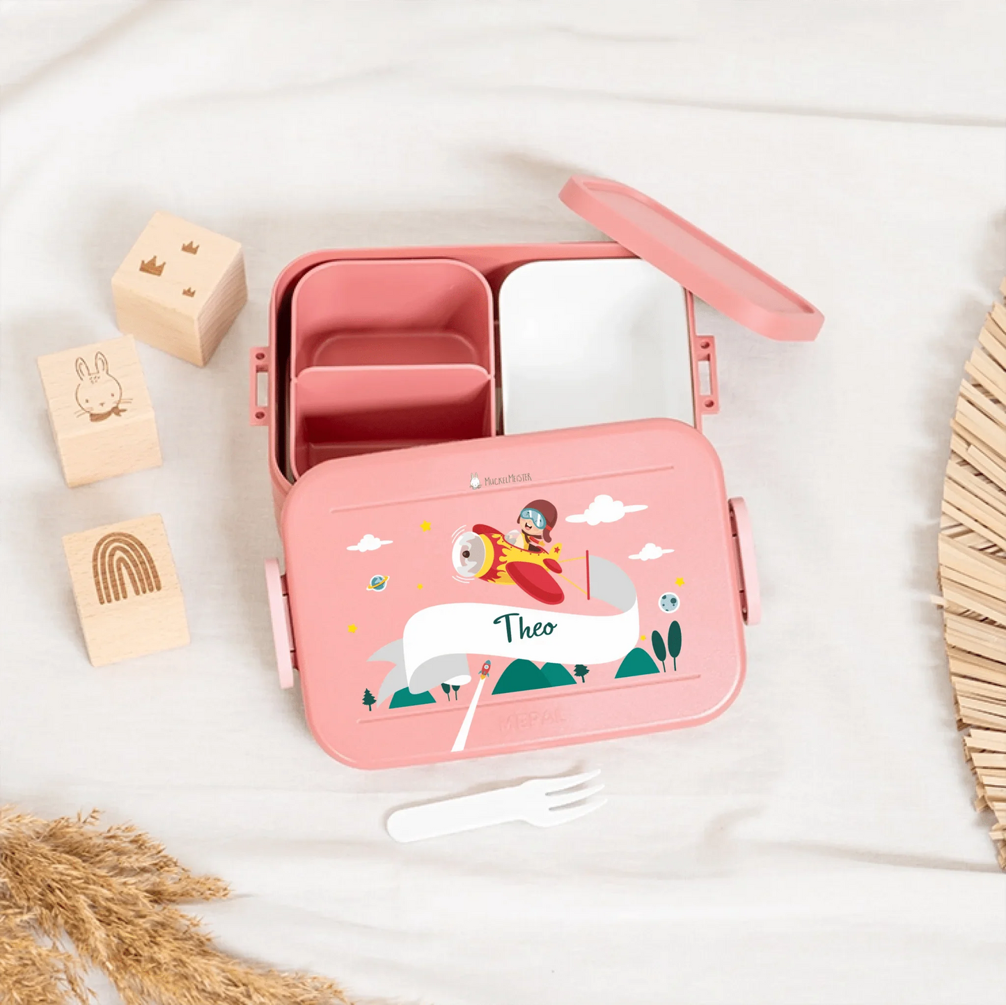 Mepal Brotdose personalisiert - Bento - "Junge Flieger"