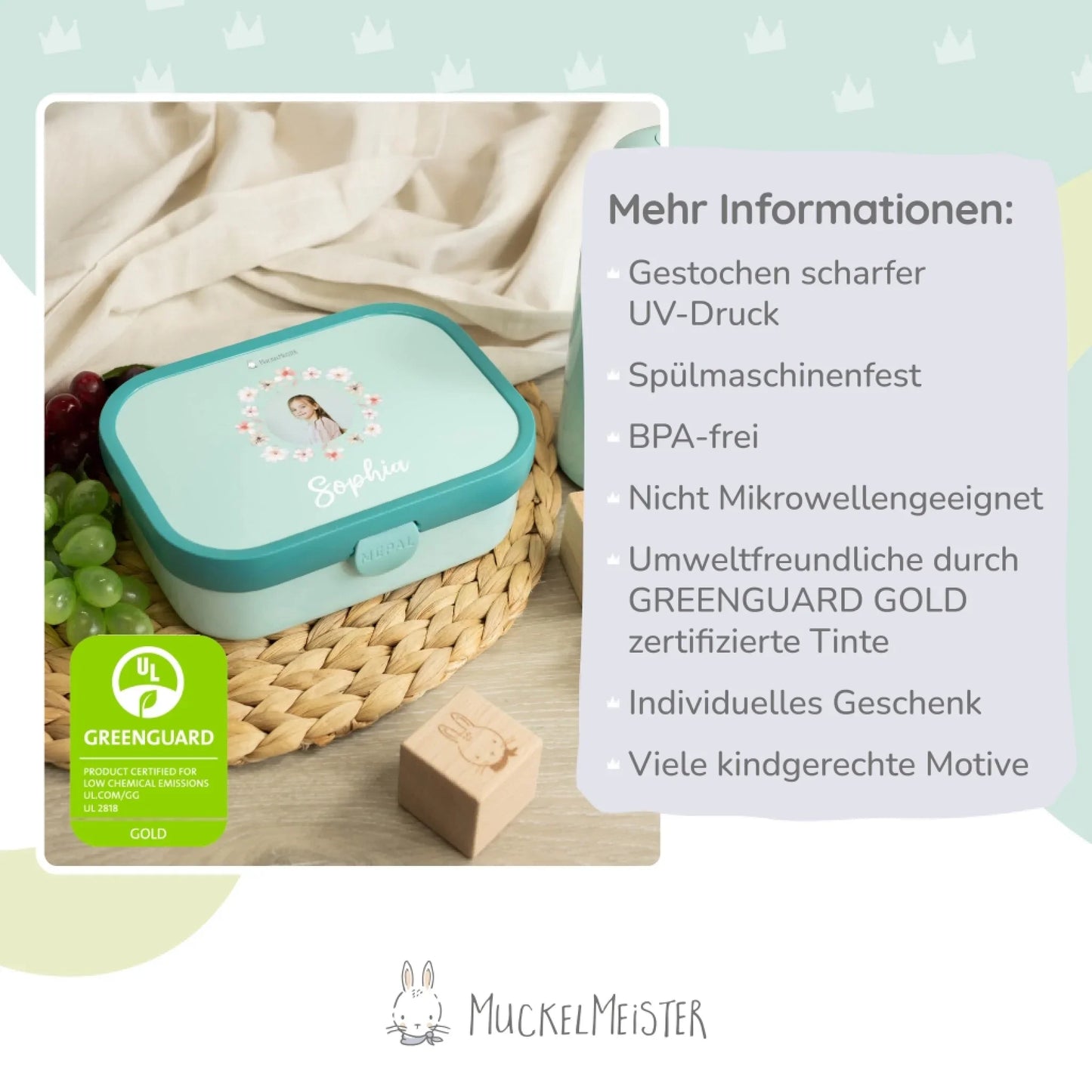Mepal Brotdose personalisiert - Campus - Blumenkreis