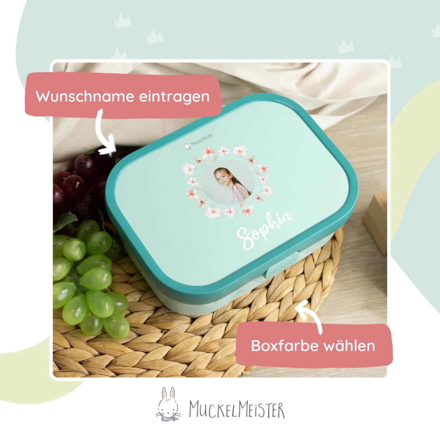 Mepal Brotdose personalisiert - Campus - Blumenkreis