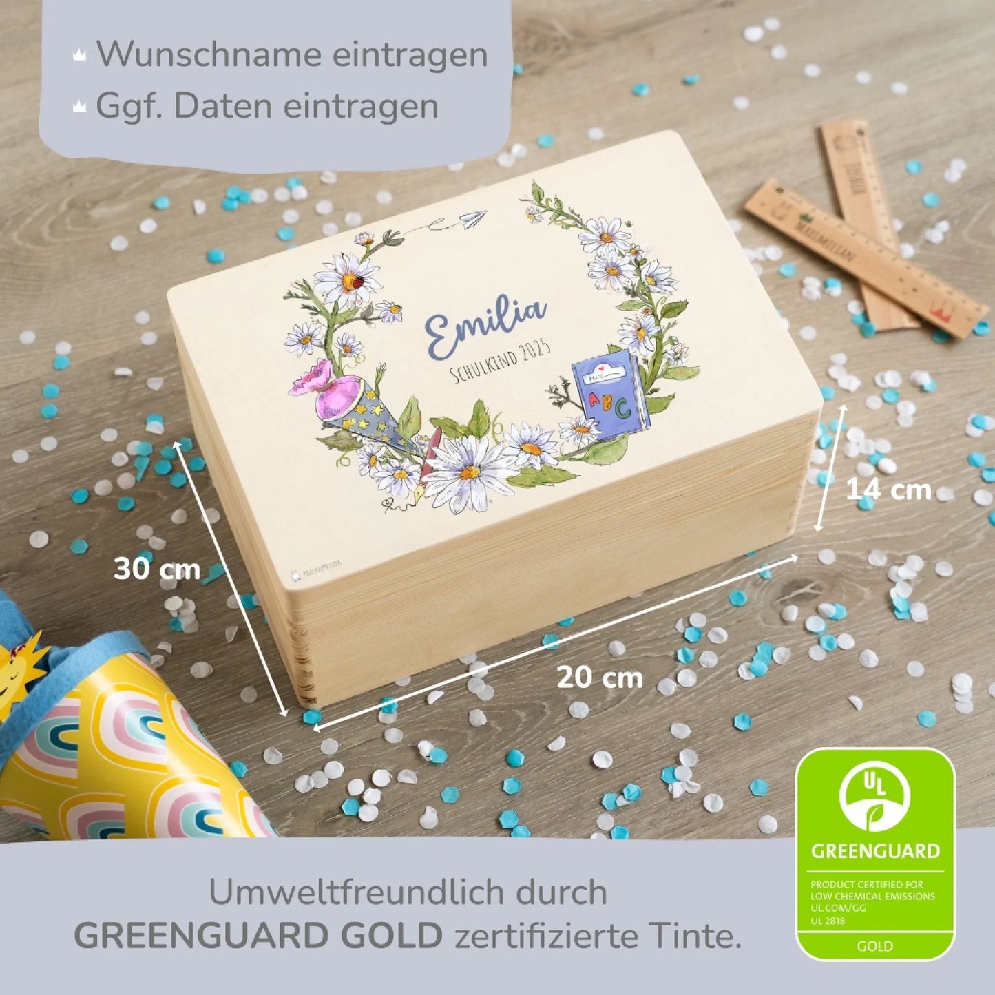Erinnerungsbox Einschulung Schultüte