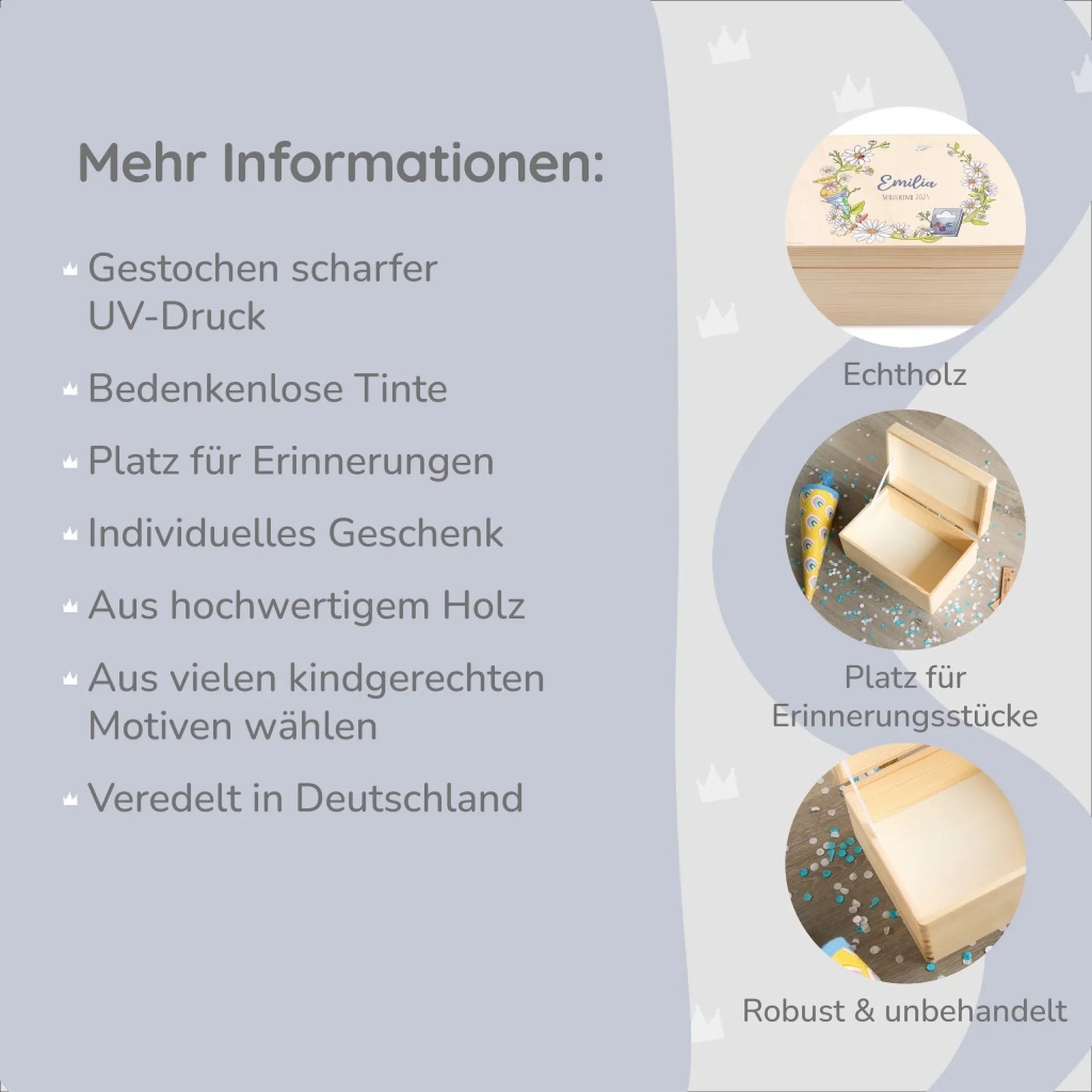 Erinnerungsbox zur Einschulung