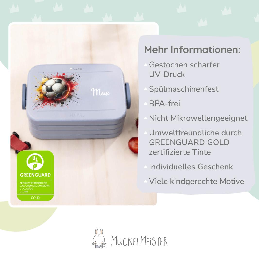 Mepal Brotdose Personalisiert - Take a Break - Fußball