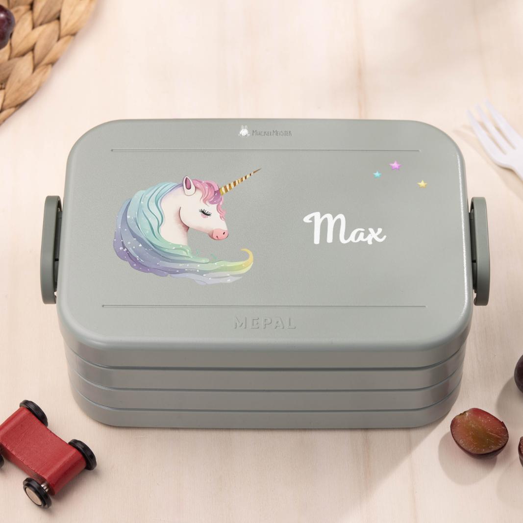 Mepal Brotdose Personalisiert - Take a Break - Einhorn
