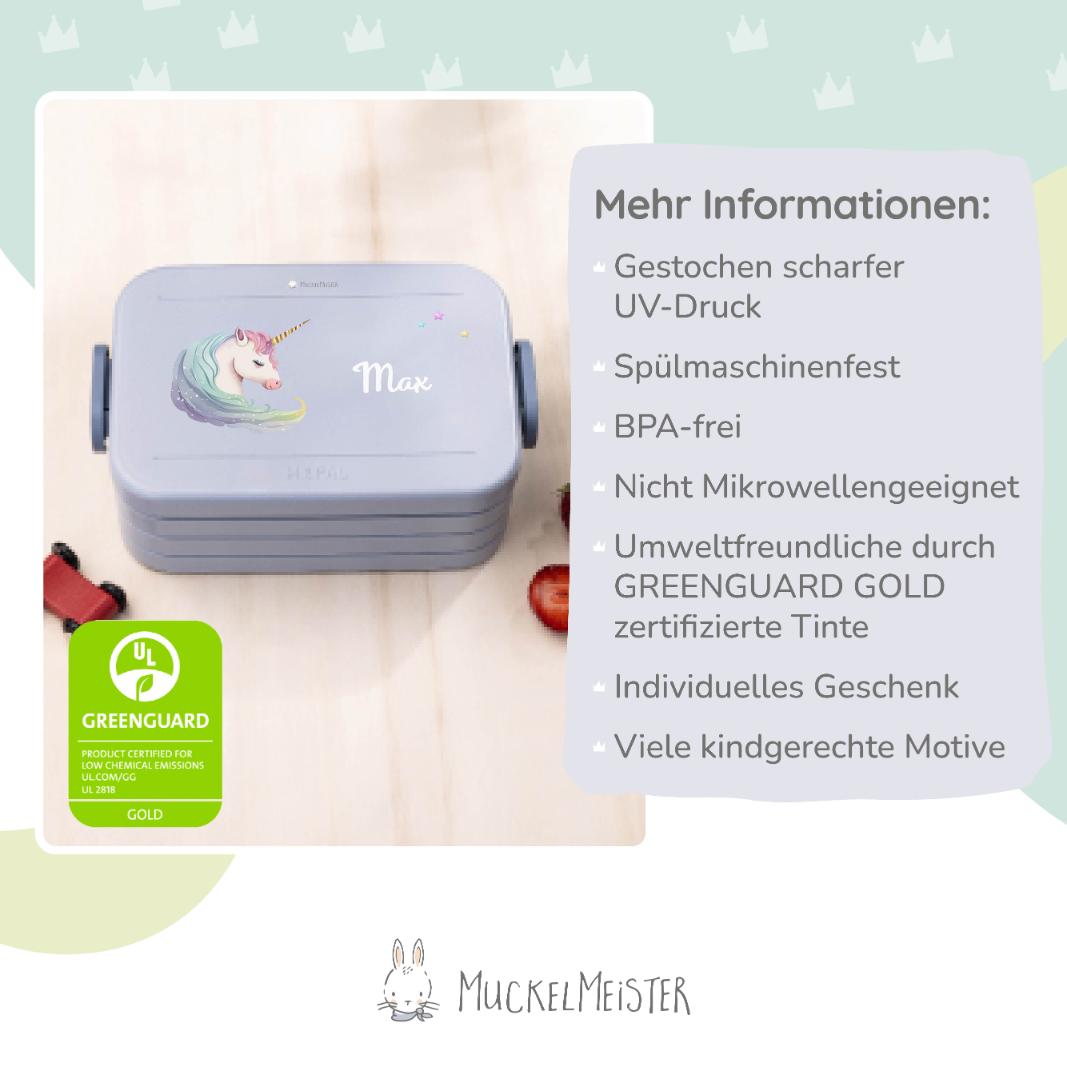 Mepal Brotdose Personalisiert - Take a Break - Einhorn