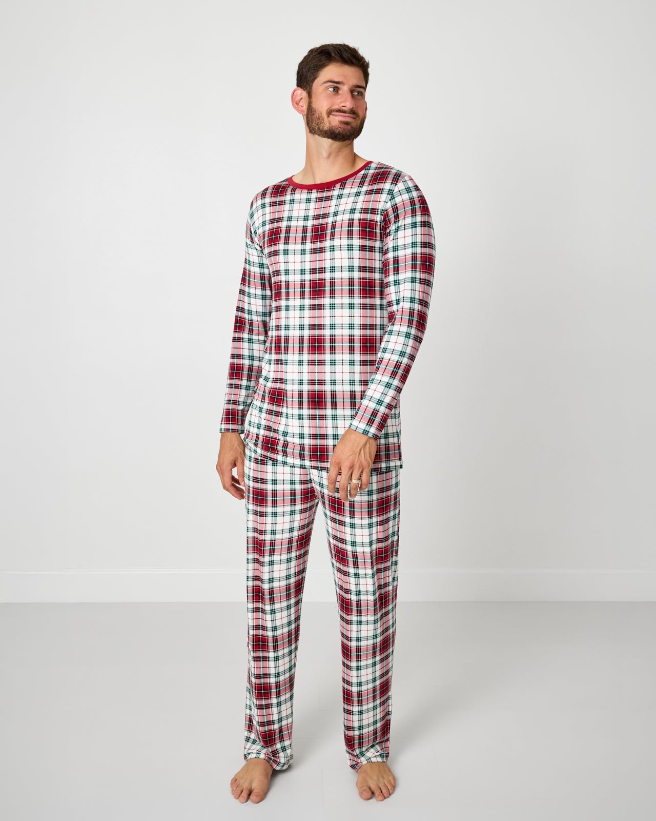 Holly Plaid Men's Pajama Pants