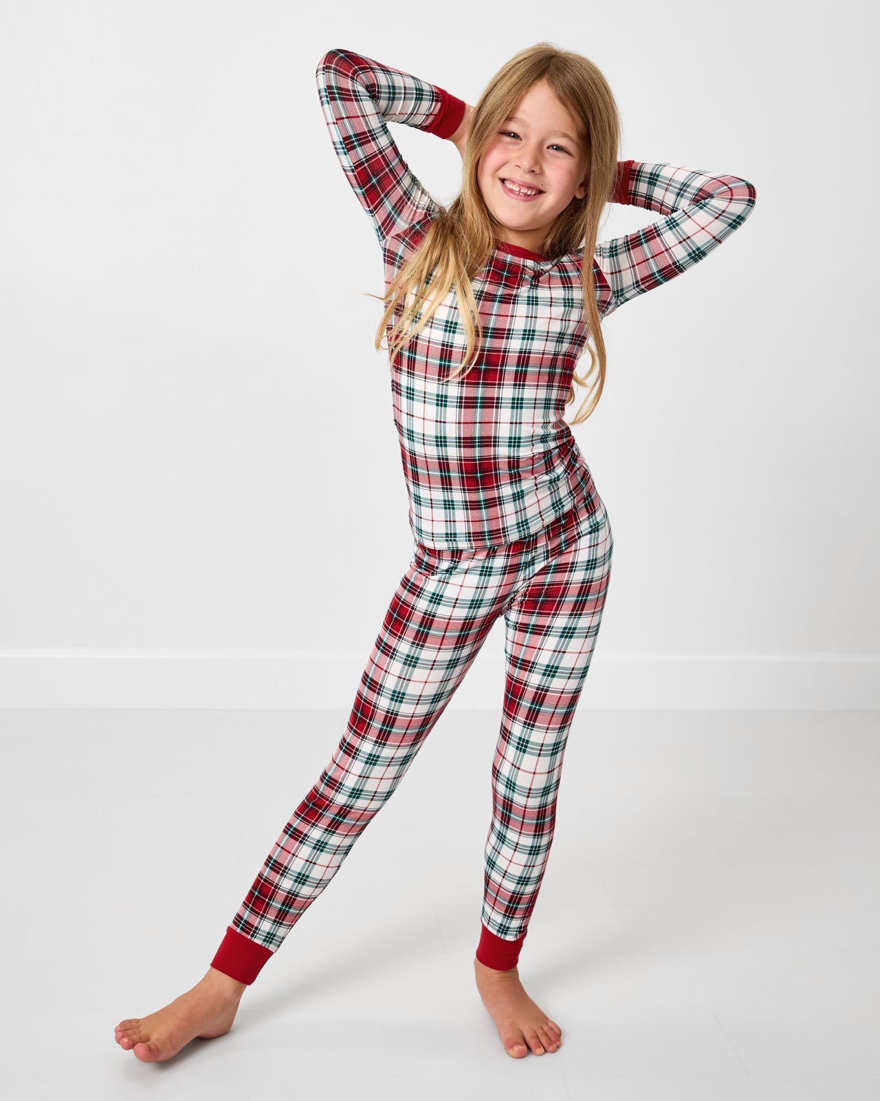 Holly Plaid Two-Piece Pajama Set