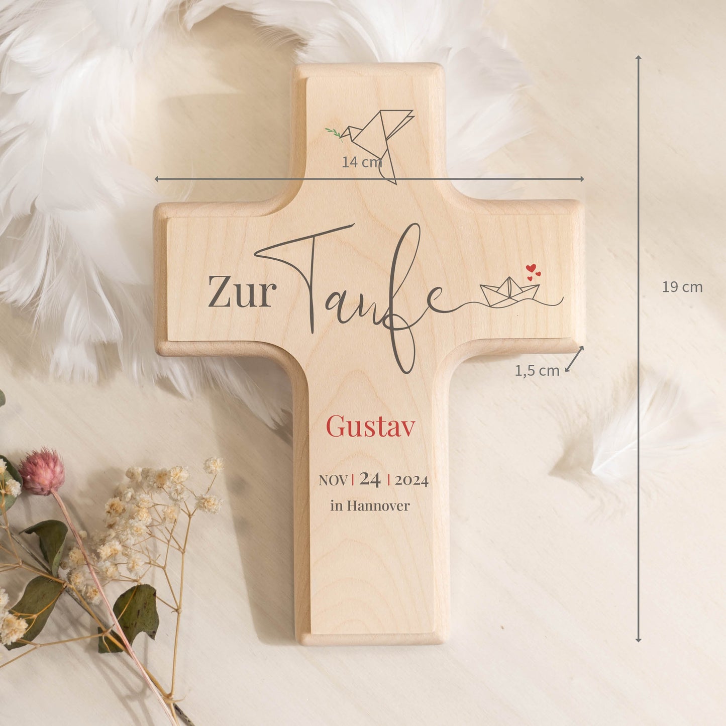 Taufkreuz Personalisiert Maritim