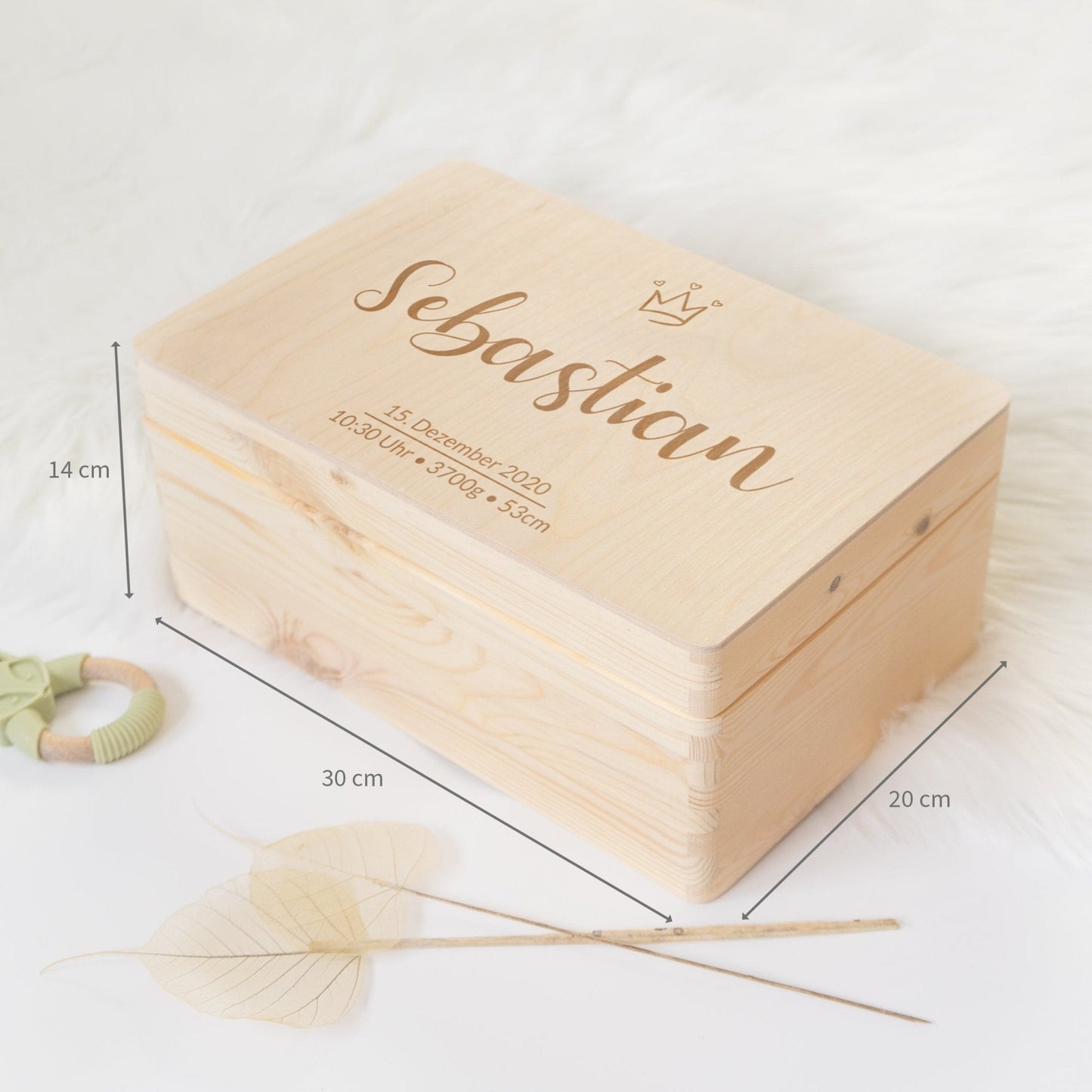 Erinnerungsbox Baby Gravur Name