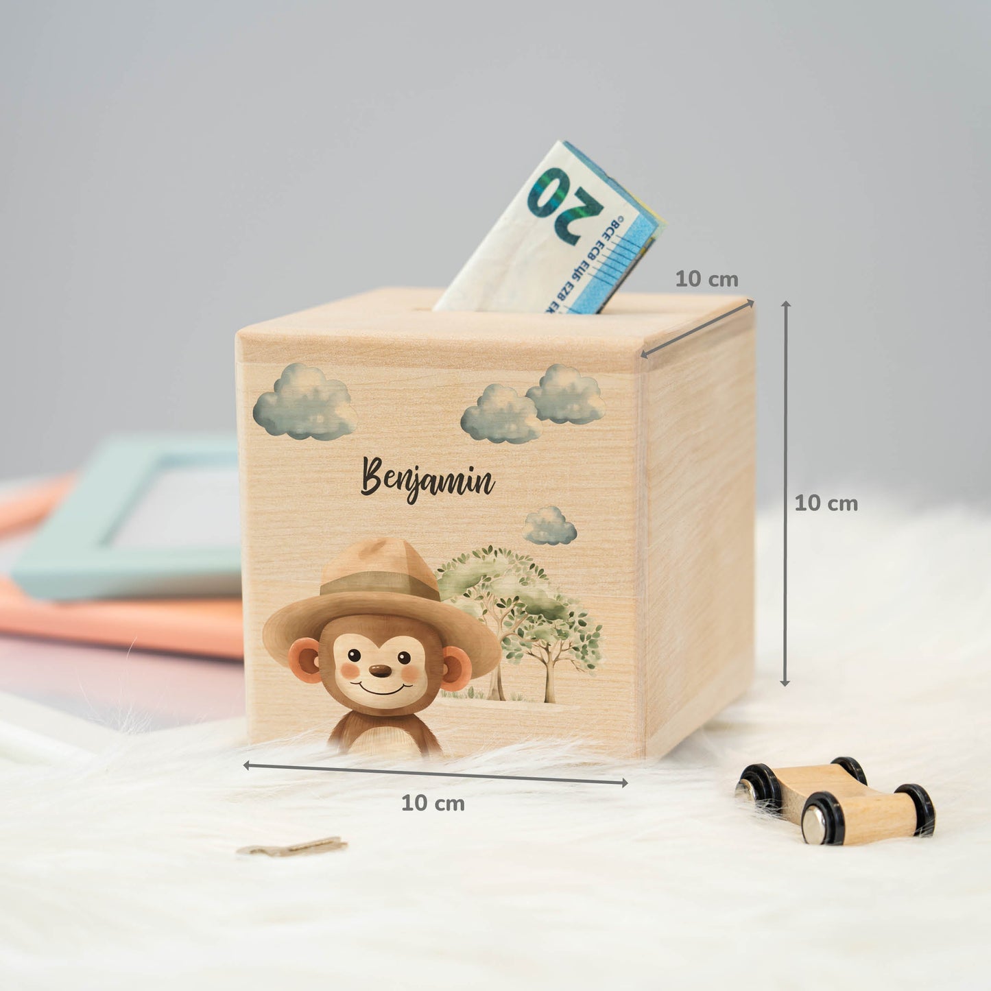 Spardose Personalisiert Affe
