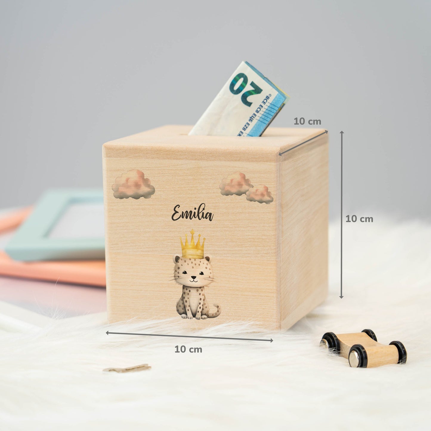 Spardose Personalisiert Leopard