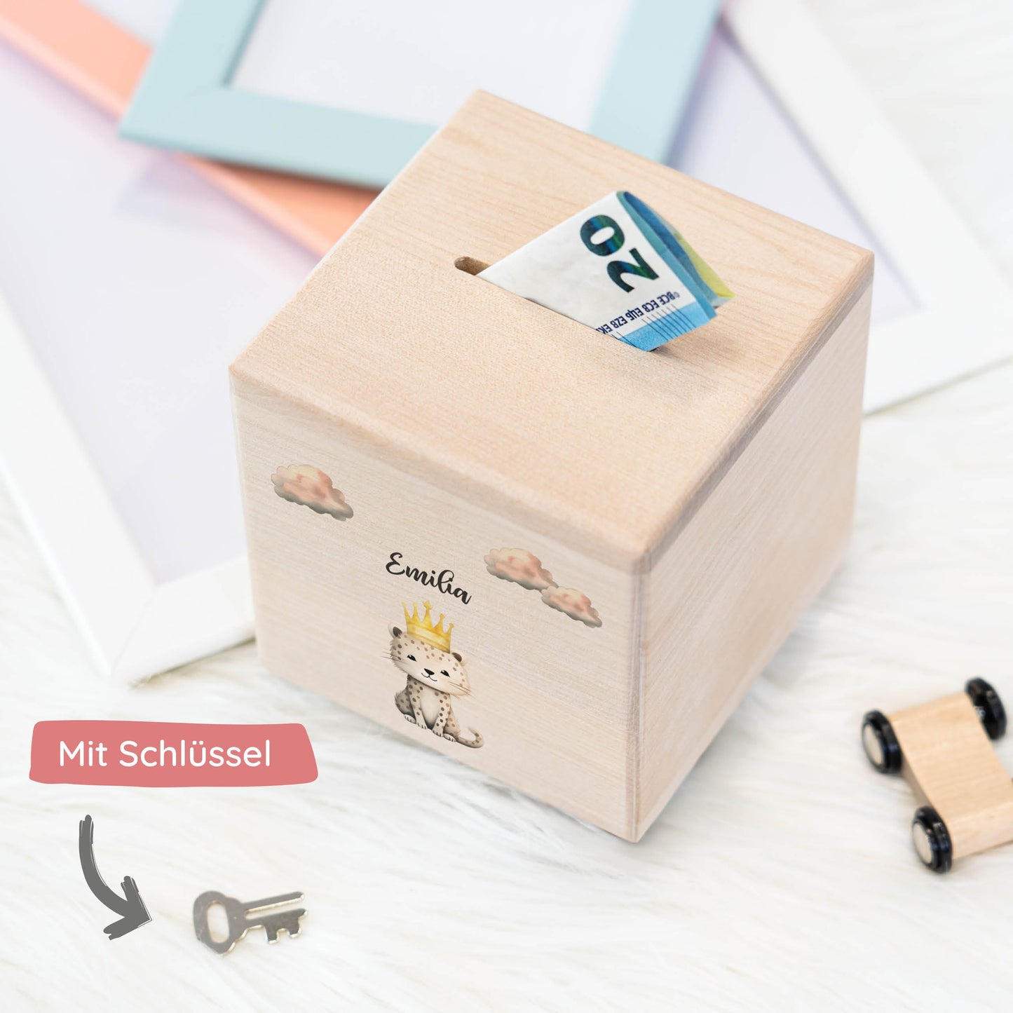 Spardose Personalisiert Leopard
