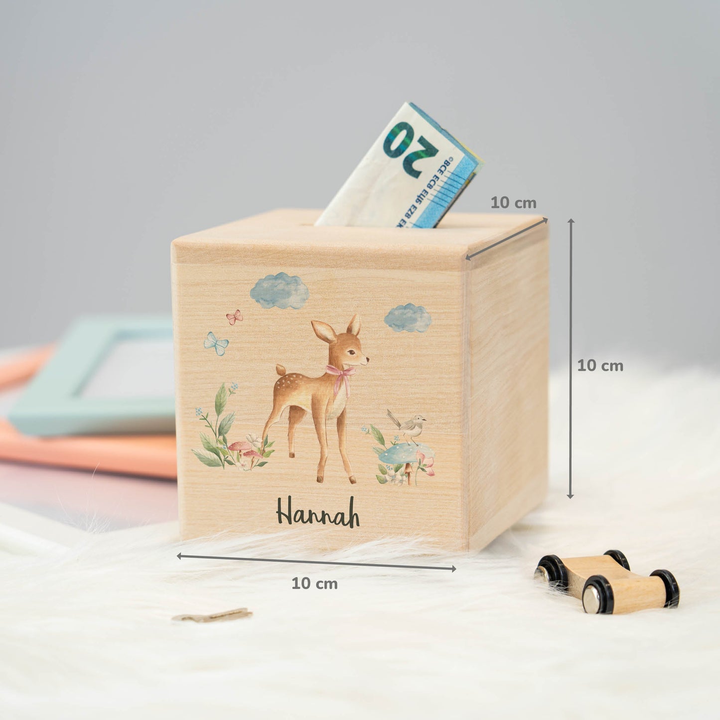 Spardose Personalisiert Reh