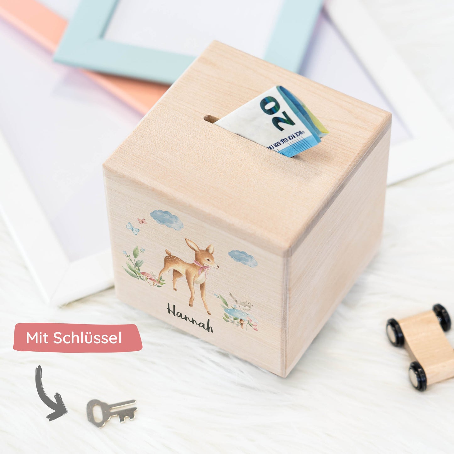 Spardose Personalisiert Reh