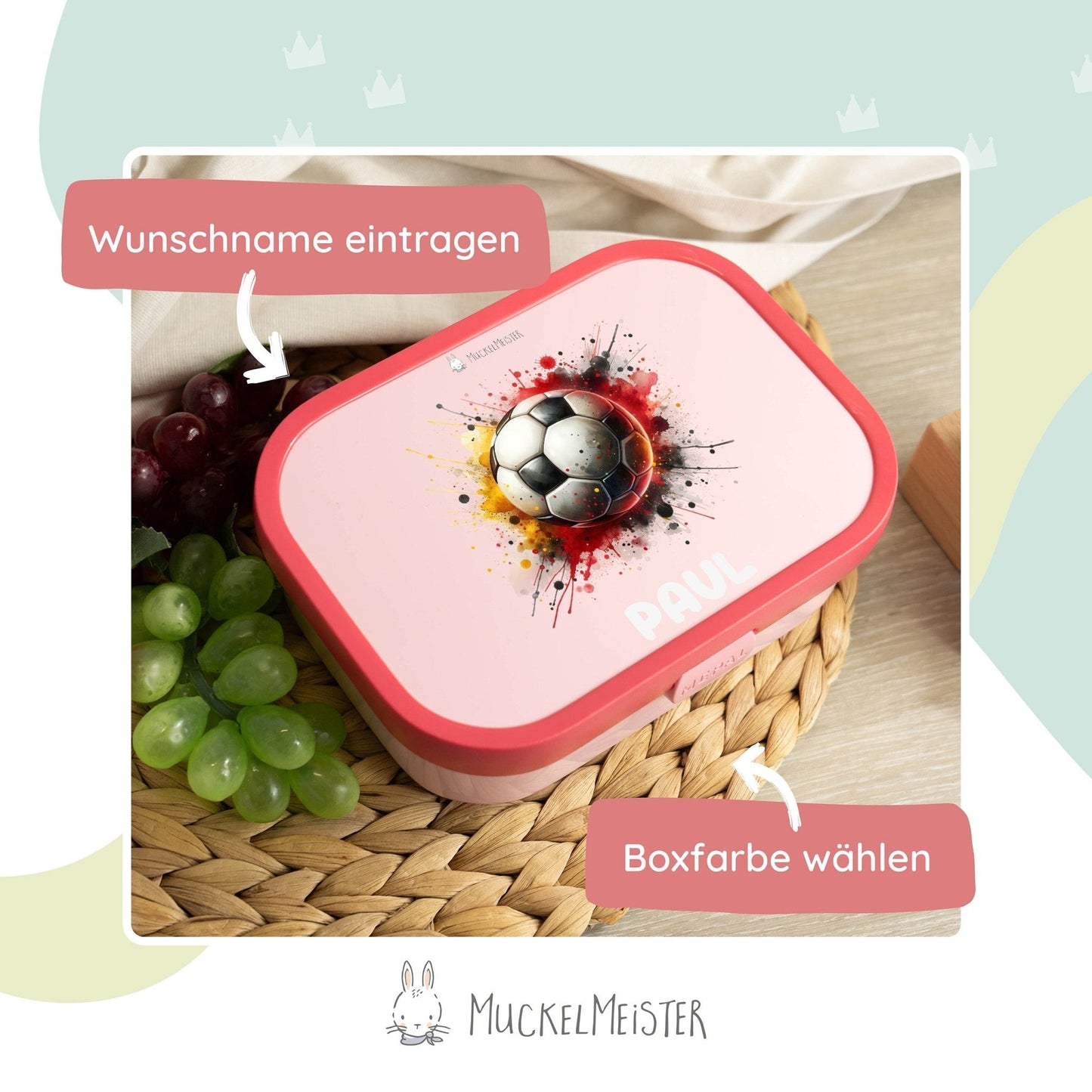 Mepal Brotdose Personalisiert - Campus - Ball