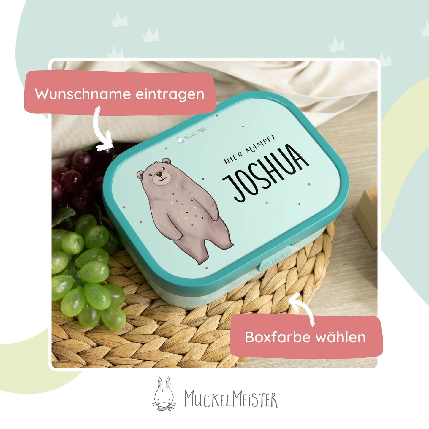 Mepal Brotdose Personalisiert - Campus - Muckelfreunde