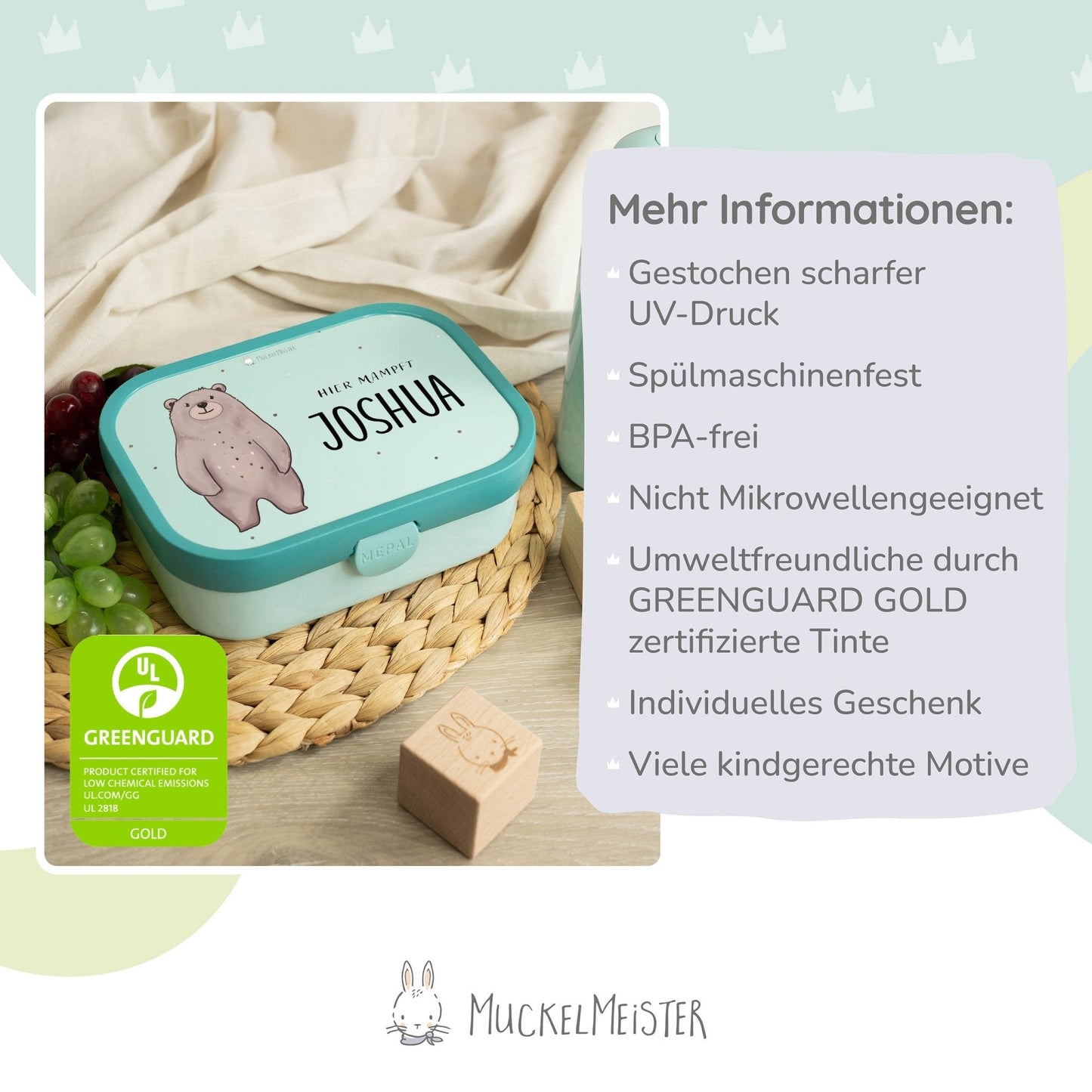 Mepal Brotdose Personalisiert - Campus - Muckelfreunde