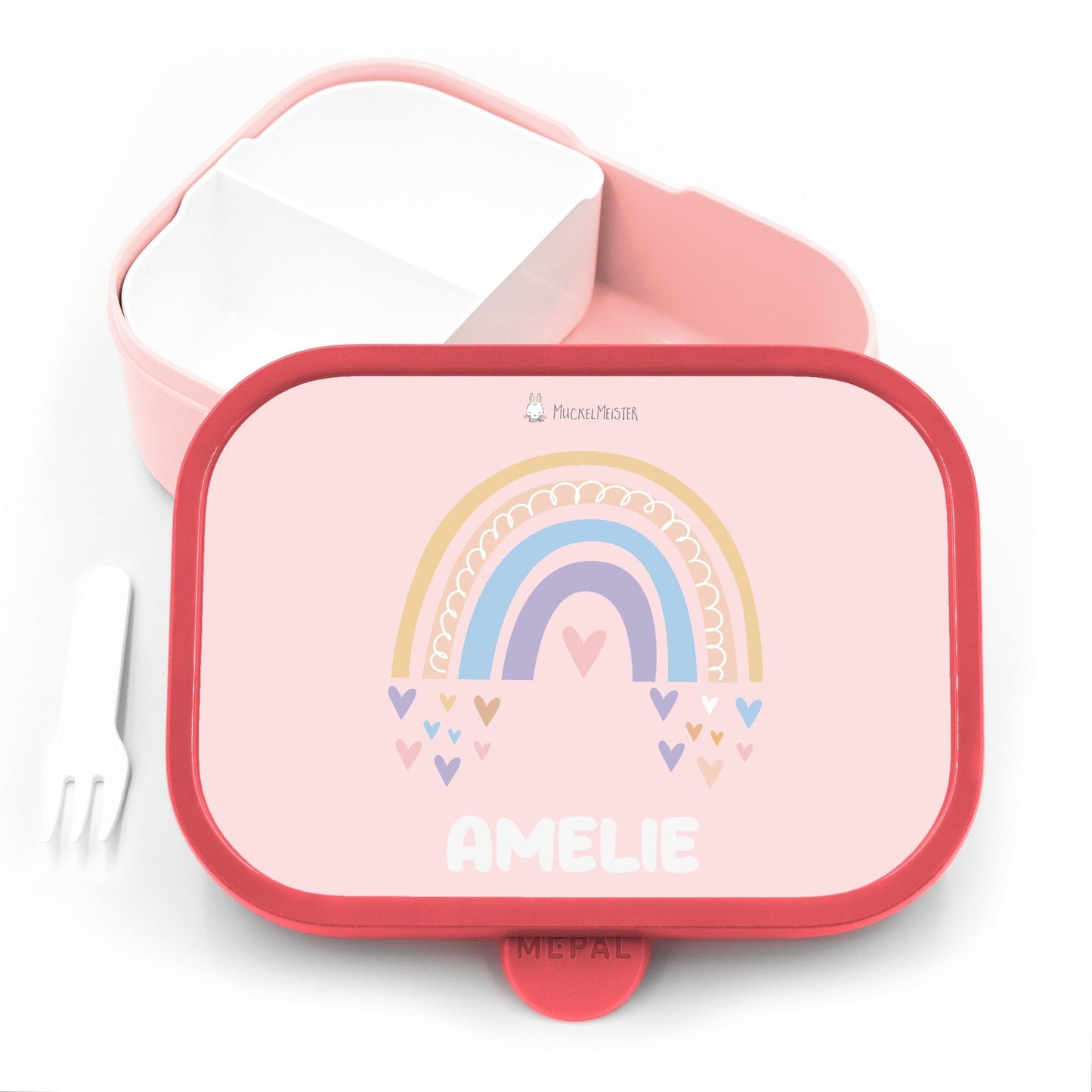 Mepal Brotdose Personalisiert - Campus - Regenbogen Mädchen