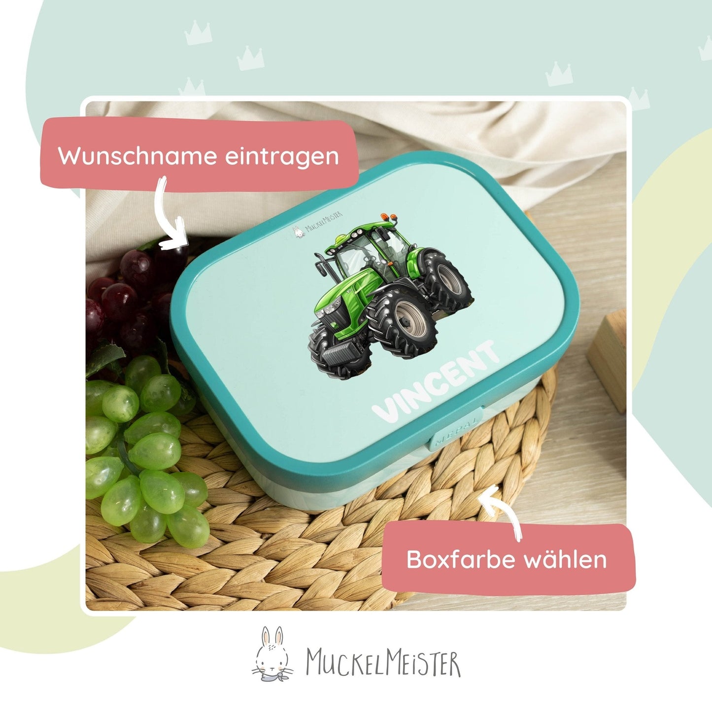 Mepal Brotdose Personalisiert - Campus - Traktor