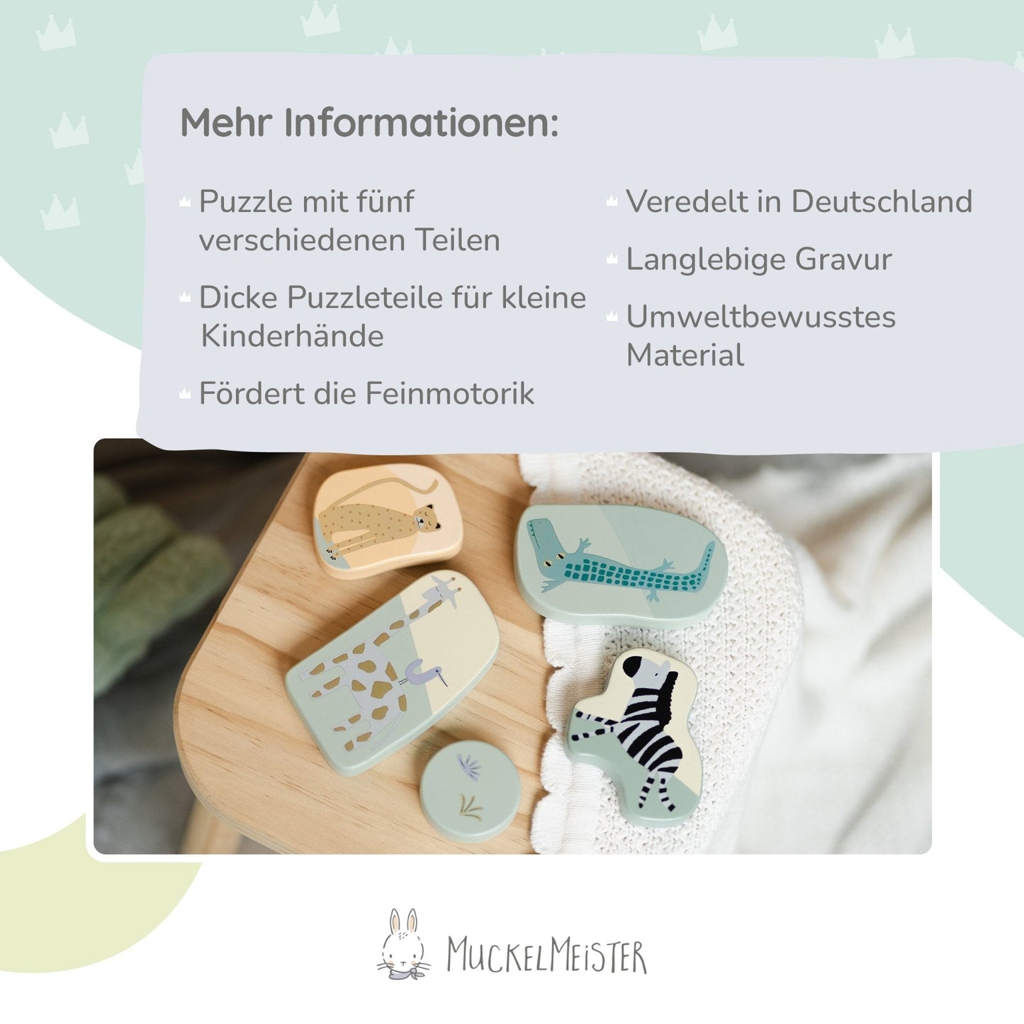 Puzzle aus Holz - Jungle Jambo