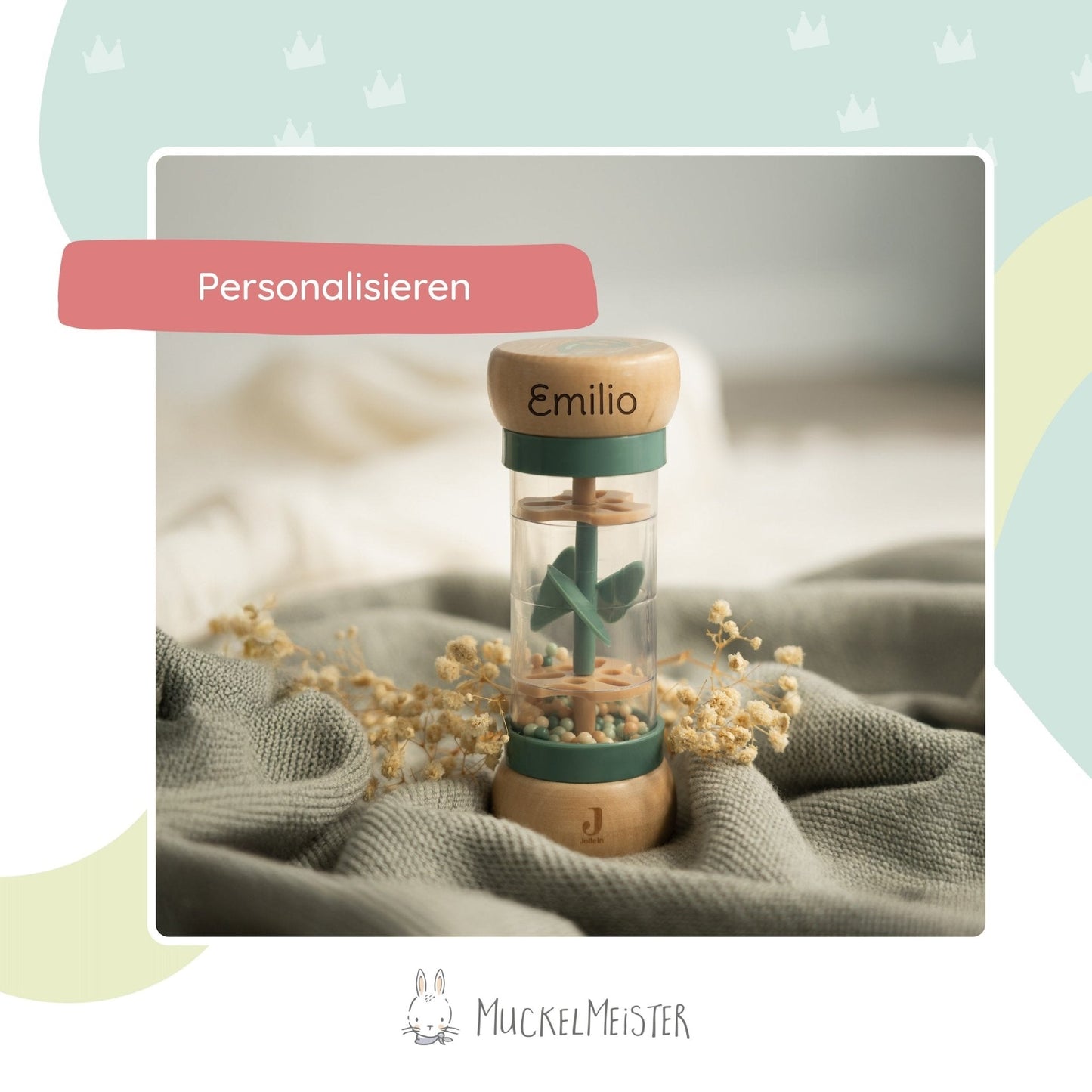 Regenmacher - Holz On The Go - Blau