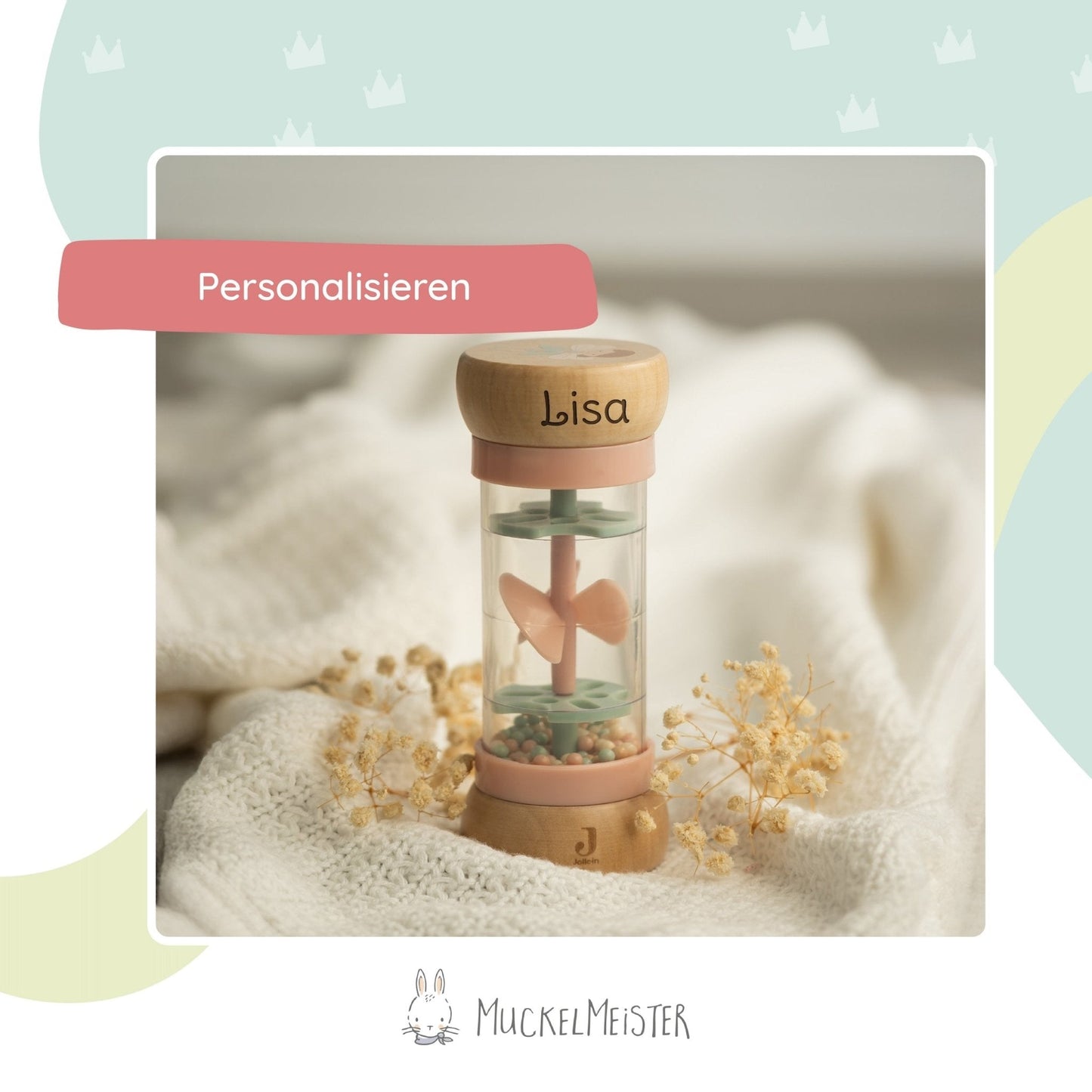 Regenmacher - Holz On The Go - Rosa