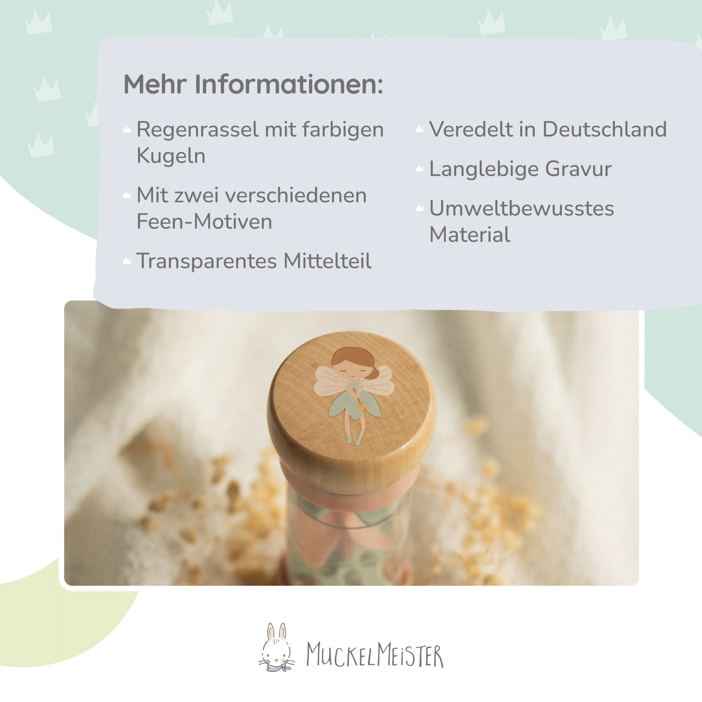 Regenmacher - Holz On The Go - Rosa