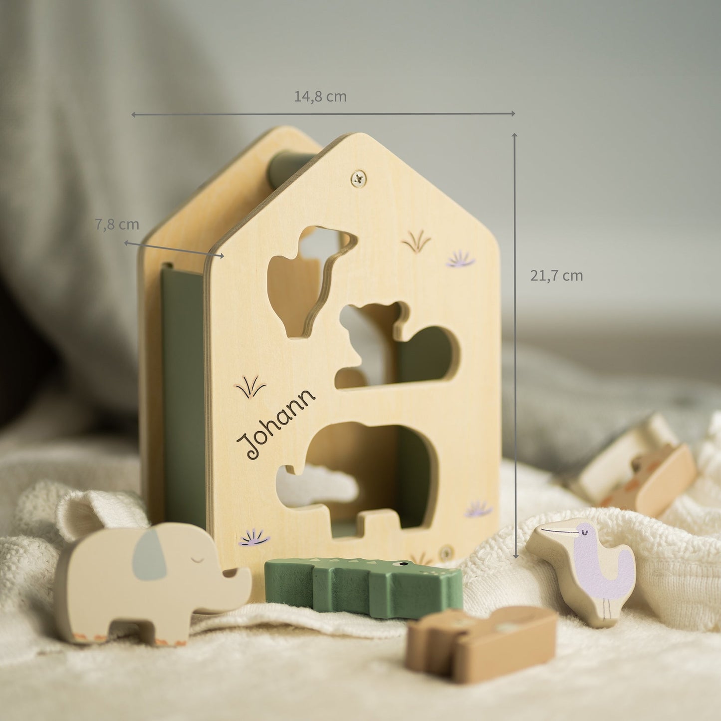 Holz-Sortierbox - Jungle Jambo