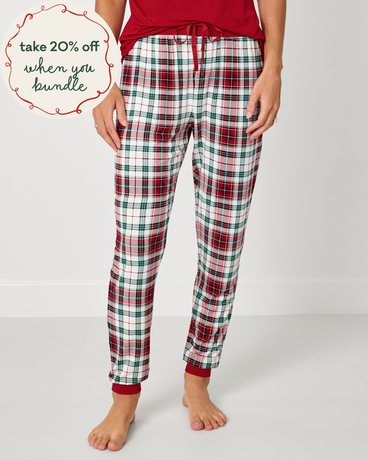 Holly Plaid Women's Pajama Pants