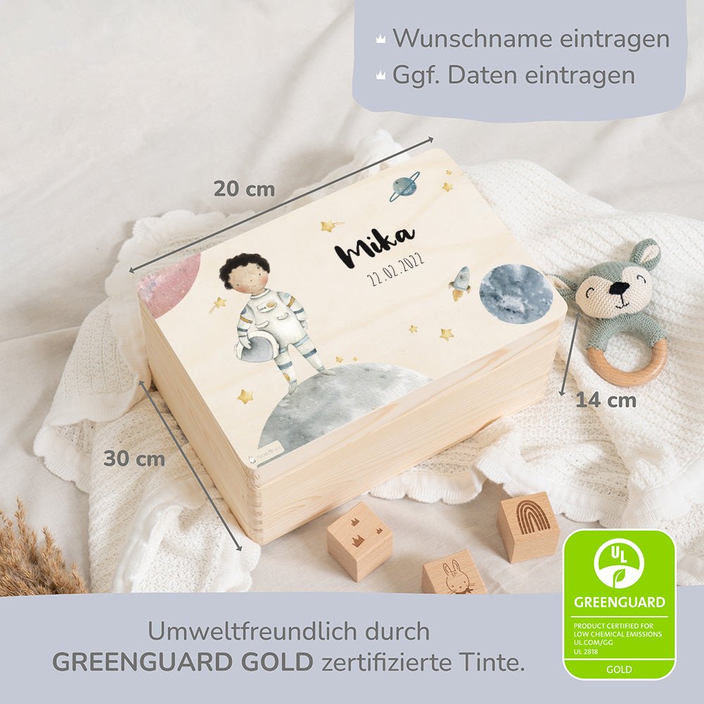 Erinnerungsbox Baby Astronaut