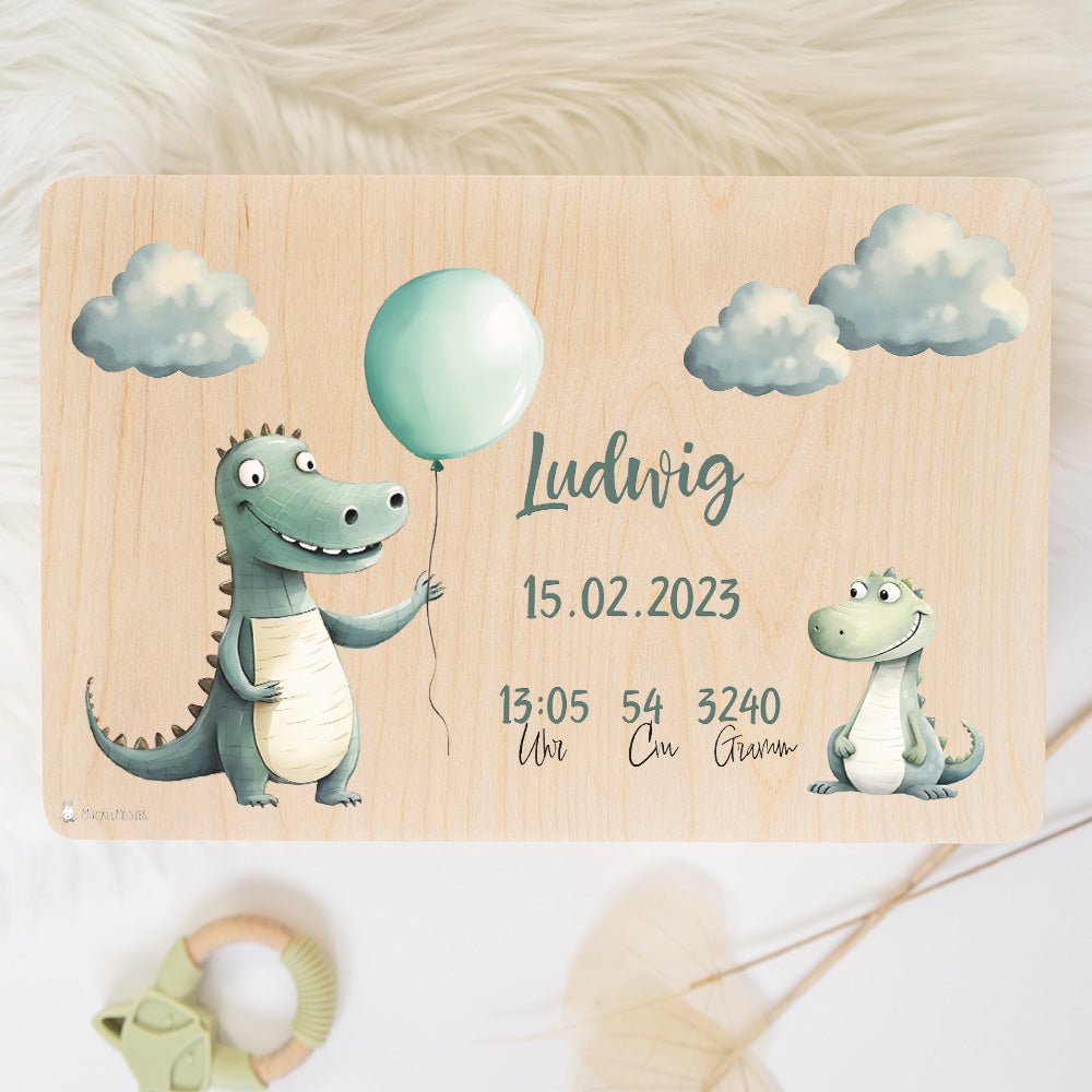 Erinnerungskiste Baby Krokodile